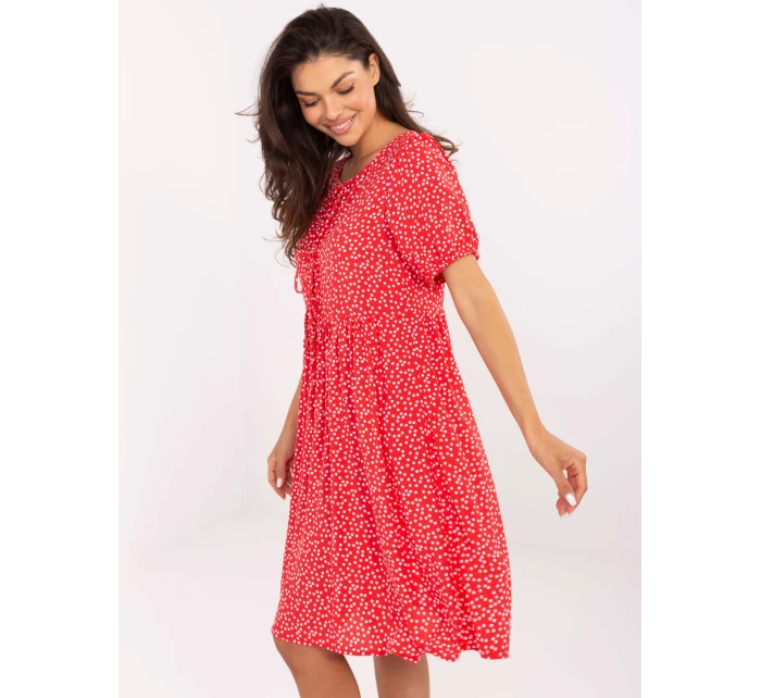Dámské šaty model 22032261 červené Sublevel - FPrice