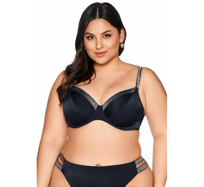 Ava SK 225 Čierna maxi mäkká plavková podprsenka