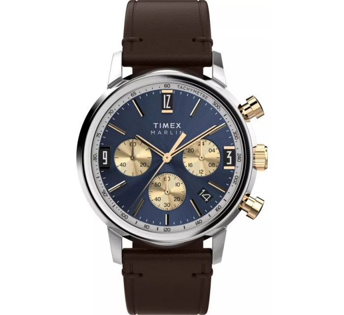 Pánske hodinky TIMEX Marlin® Chronograph Tachymeter TW2W60400 + BOX Pánske hodinky TIMEX Marlin® Chronograph Tachymeter TW2W60400 + BOX