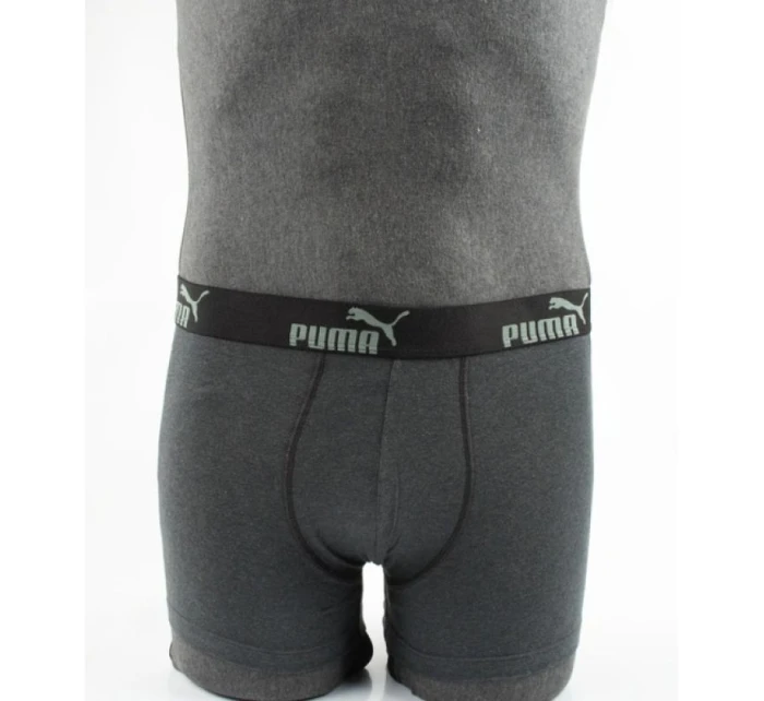 Pánské boxerky model 21816524 černá šedá khaki pohodlná bavlna - Puma Pánské boxerky model 21816524 černá šedá khaki pohodlná bavlna - Puma