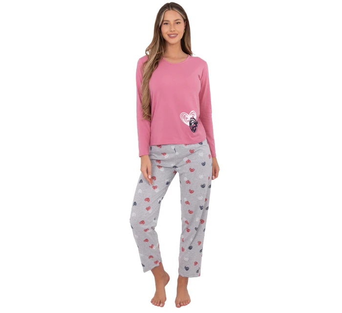 Piżama DU PI FP model 21800498 różowy - FPrice Piżama DU PI FP model 21800498 różowy - FPrice