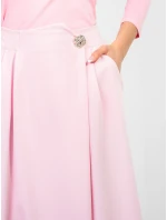 Spódnica IT SD model 22011355 jasny różowy - FPrice Spódnica IT SD model 22011355 jasny różowy - FPrice