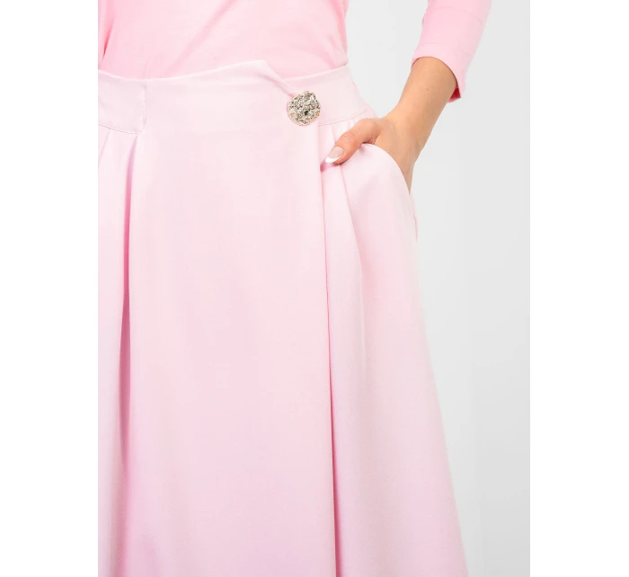 Spódnica IT SD model 22011355 jasny różowy - FPrice Spódnica IT SD model 22011355 jasny różowy - FPrice