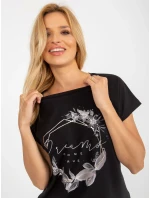 Bluzka RV BZ model 21153740 czarny - FPrice Bluzka RV BZ model 21153740 czarny - FPrice