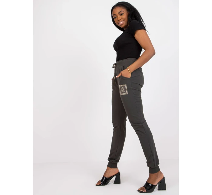 Tepláky RV DR model 17462271 tmavá khaki - FPrice Tepláky RV DR model 17462271 tmavá khaki - FPrice