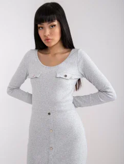 Šaty RV SK model 17006573 světle šedá - FPrice