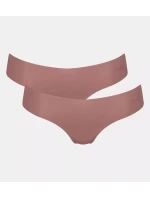 Dámske nohavičky ZERO Microfibre 2.0 Hipstring 2P - CACAO - hnedé 1141 - SLOGGI