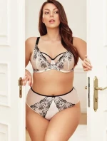 Měkká dámská podprsenka soft K model 20122435 Black & White - Gorsenia