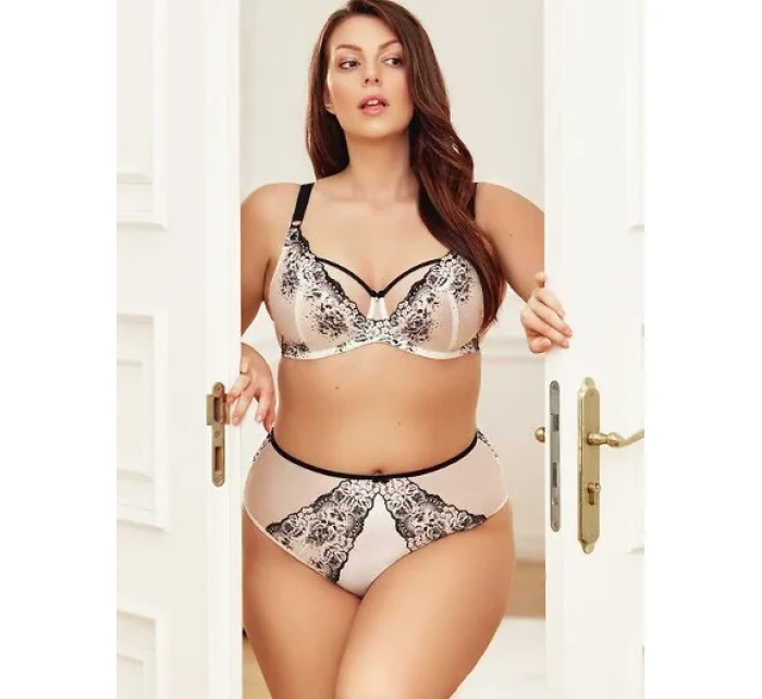 Měkká dámská podprsenka soft K model 20122435 Black & White - Gorsenia