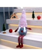 DÁMA ŠKRIATOK S HUŇATÝM KLOBÚKOM 45+36CM