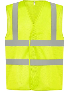 HVW 120 HiVis síťovaná bezpečnostní vesta model 22502243 hi vis yellow - Yoko