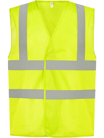 Yoko HVW 120 Hi-Vis sieťovaná bezpečnostná vesta 79.W120 hi vis yellow Yoko HVW 120 Hi-Vis sieťovaná bezpečnostná vesta 79.W120 hi vis yellow