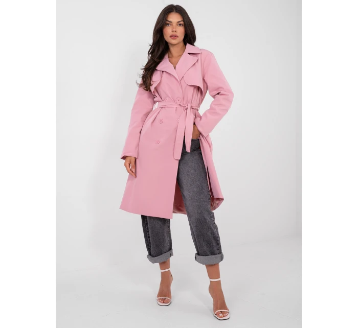 Kabát IT EN FL8808.32 svetloružový