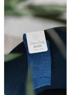 Dětské ponožky MERINO WOOL žebrované 130