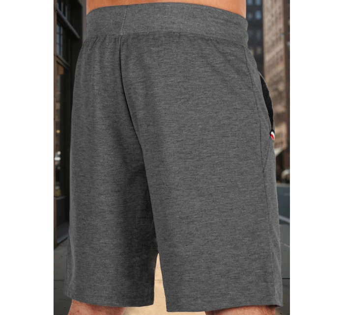 Pánské tmavě šedé teplákové šortky Dstreet model 21987824 - FashionStreet Pánské tmavě šedé teplákové šortky Dstreet model 21987824 - FashionStreet