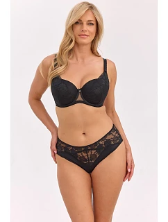Nohavičky Gaia GFB 1359 Elodie, brazílsky strih, čierne, veľkosti S–2XL