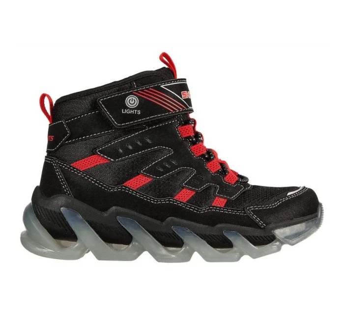 Skechers S-Lights Mega Surge JR 400131L-BKRD