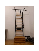 SKLADACÍ GYMNASTICKÝ MATRAC HNEDÝ 180CM LAVIČKA