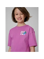 Dívčí volné tričko s potiskem model 22099331 - 4F