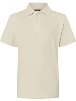 Daiber JN 70K Dětské piqué polo 02.070K stone Daiber JN 70K Dětské piqué polo 02.070K stone