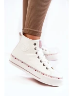 Dámské vysoké Zateplené tenisky model 21599216 Bílé - Cross Jeans