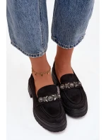 Eko Semišové Mokasíny Dámské S Černé model 21747671 - Boto Eko Semišové Mokasíny Dámské S Černé model 21747671 - Boto