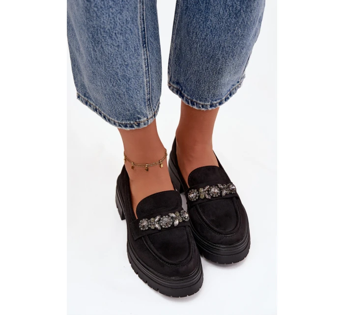 Eko Semišové Mokasíny Dámské S Černé model 21747671 - Boto Eko Semišové Mokasíny Dámské S Černé model 21747671 - Boto