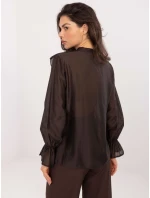 Košeľa IT KS 28883.80 tmavohnedá