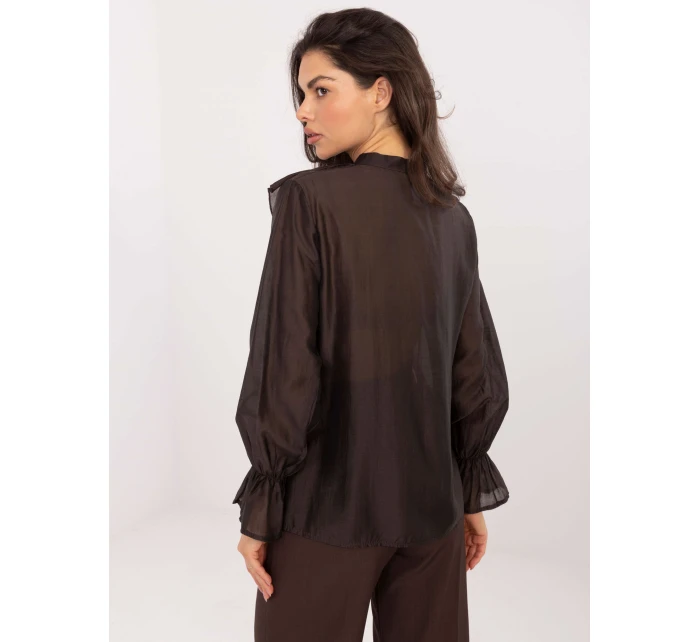 Košeľa IT KS 28883.80 tmavohnedá