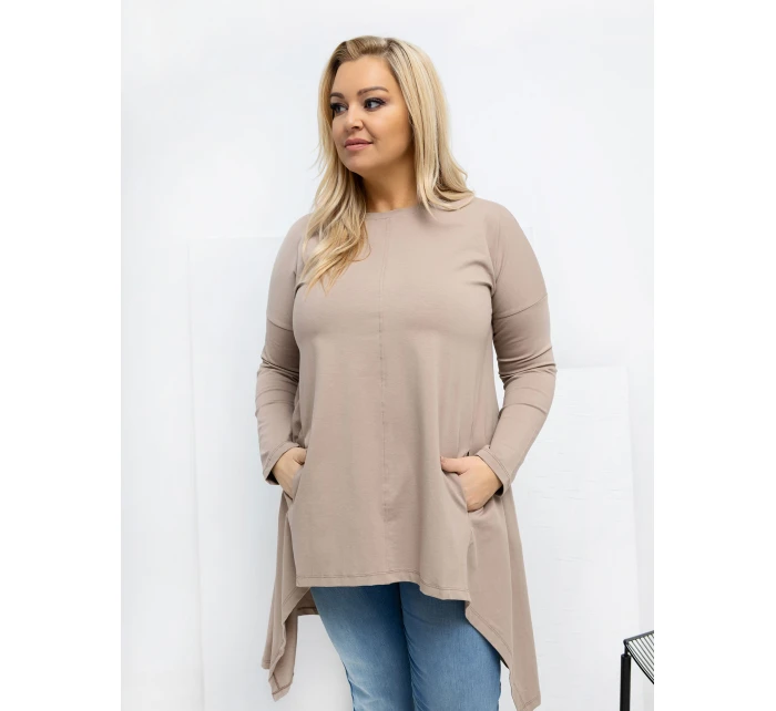 Blúzka RV BZ 7054 1.06 tmavá lila Blúzka RV BZ 7054 1.06 tmavá lila