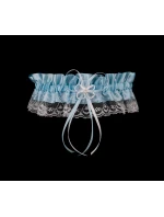 Podväzok PW-30 biely a modrý - Julimex