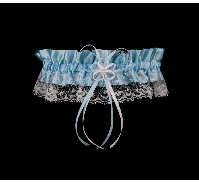 Podväzok PW-30 biely a modrý - Julimex