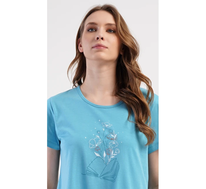 Dámské domácí šaty s krátkým rukávem model 21248990 - Vienetta