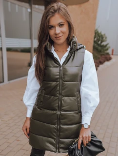 Dámska zelená vesta FIERA FashionStreet TY2362