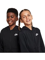 Detská mikina Nike Club Fleece, čierna, FD3017 010 Detská mikina Nike Club Fleece, čierna, FD3017 010
