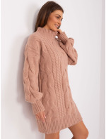Sweter AT SW  ciemny różowy model 18884802 - FPrice
