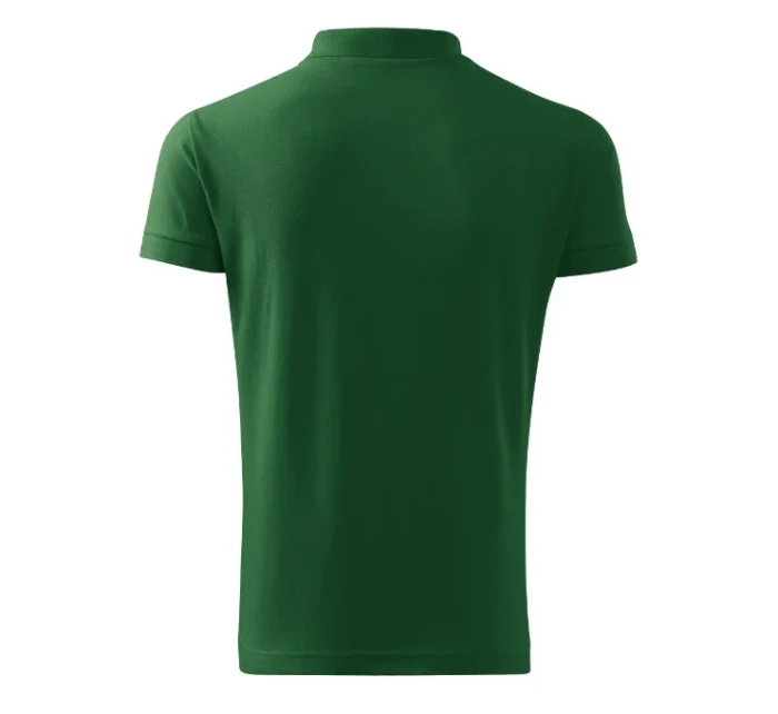 Cotton Heavy polokošile pánská lahvově zelená