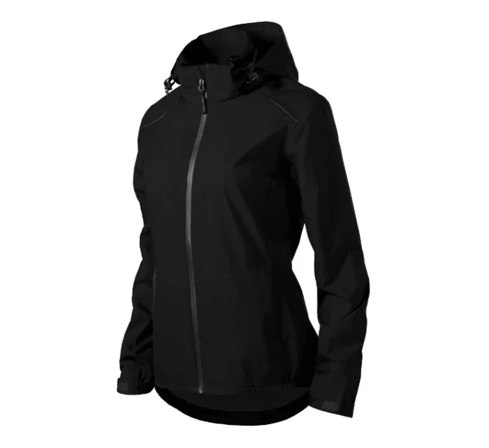 Dúhová bunda pre ženy čierna