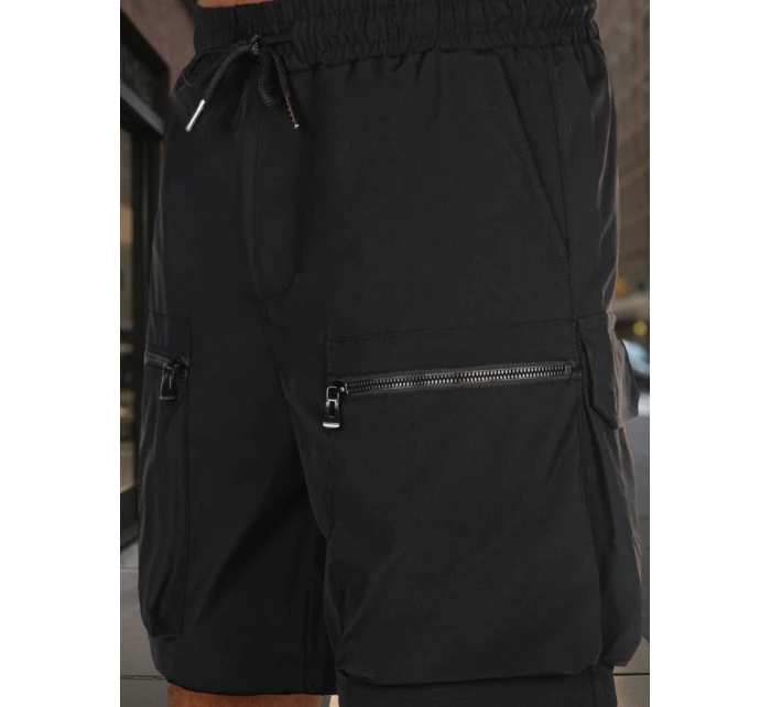 Pánske textilné bojové šortky čierne FashionStreet SX2506