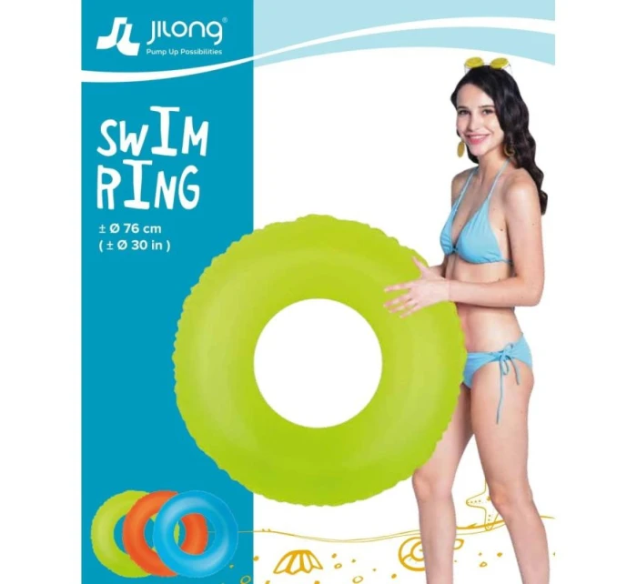 NEÓNOVÁ PLAVECKÁ OBRUČ 76CM 47213 ORANŽOVÁ