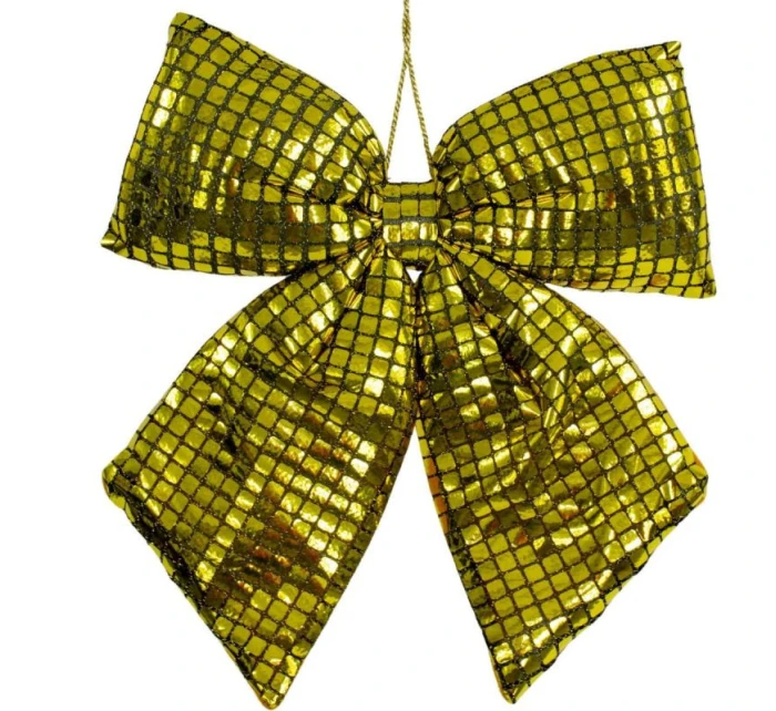 ZLATÝ DEKORAČNÝ KOKODIL 39x50 cm MICA