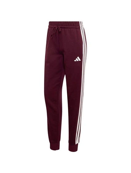 Dámské kalhoty Essentials 3Stripes Fleece Slim v barvě bordó model 22403403 - ADIDAS Dámské kalhoty Essentials 3Stripes Fleece Slim v barvě bordó model 22403403 - ADIDAS