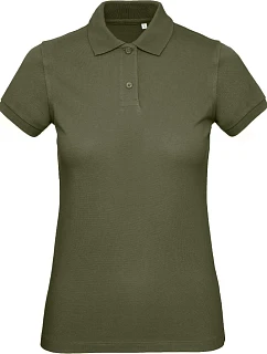 B&C Inspire Polo /women_° Dámske polo tričko z bio bavlny 01.0440 urban khaki