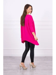 Oversize blúzka fuchsiová