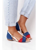 Kožené Sandály  Tmavě model 21551975 - Maciejka