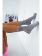 Dámske ponožky s nápisom Brooklyn Grey Dámske ponožky s nápisom Brooklyn Grey