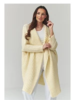 Zapínanie svetra model 226885 Makadamia