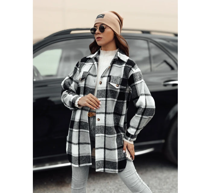 Dámská košilová bunda oversize černá Dstreet model 21981950 - FashionStreet