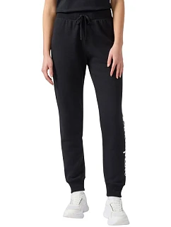 Dámské kalhoty s žebrovanými manžetami černé model 22119605 KK001 dámské - CHAMPION