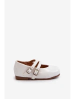 Dětské Baletky S Proužky Bílé model 21663281 - Boto Dětské Baletky S Proužky Bílé model 21663281 - Boto